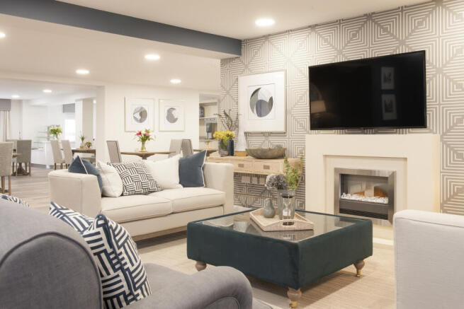 Typical homeowners' lounge